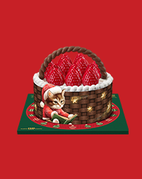 초코를 품은 딸기 바스켓