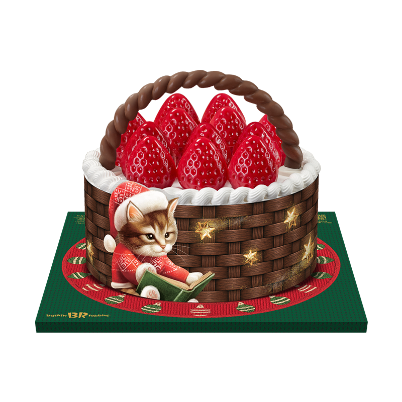 초코를 품은 딸기 바스켓