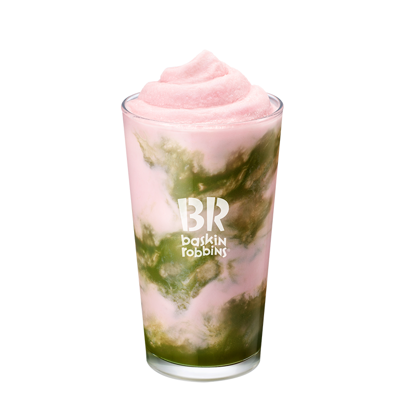 핑크 베리 말차 쉐이크
